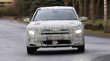 Citroen C5 electric car spy shots