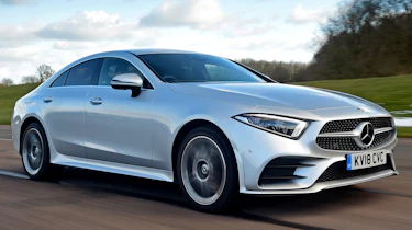 Mercedes CLS driving