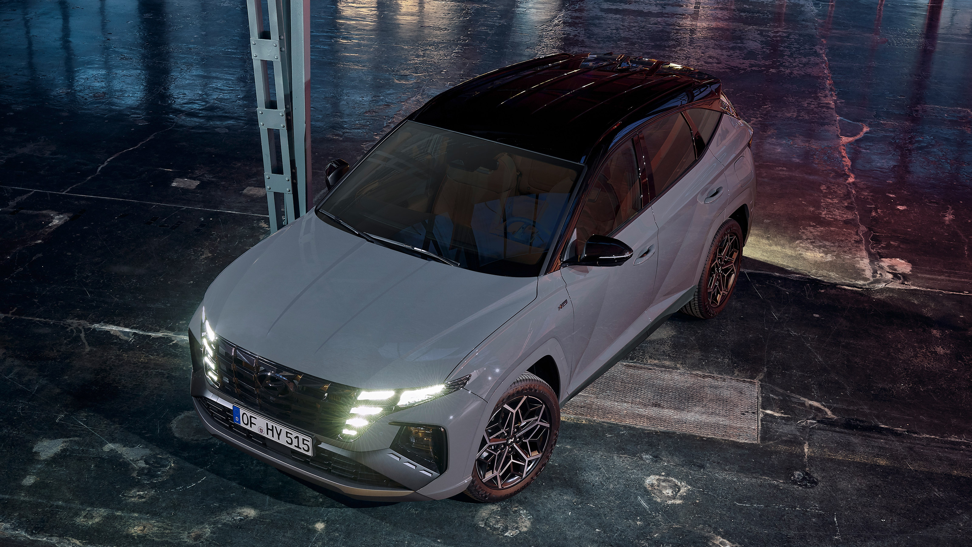 Hyundai Tuscon N Line - above