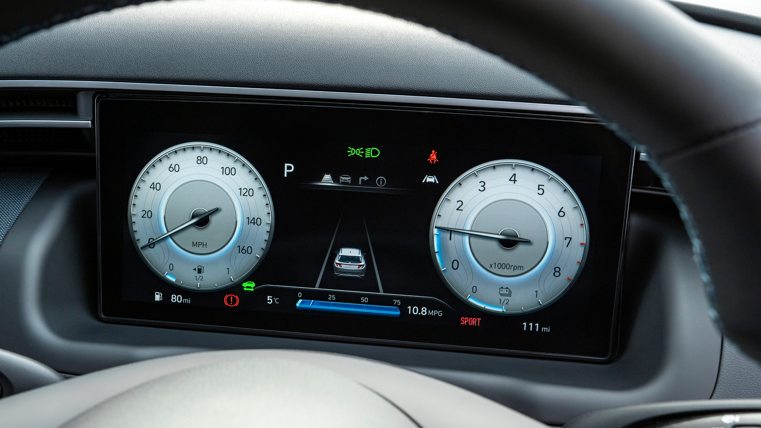 Hyundai Tucson -  dials