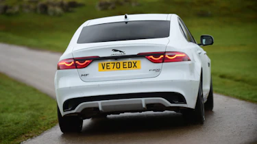 Jaguar XF facelift - rear cornering