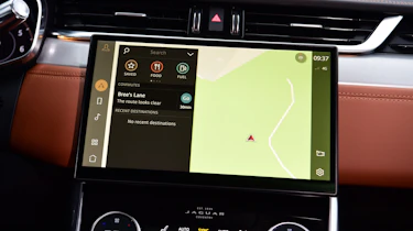 Jaguar XF facelift - sat-nav