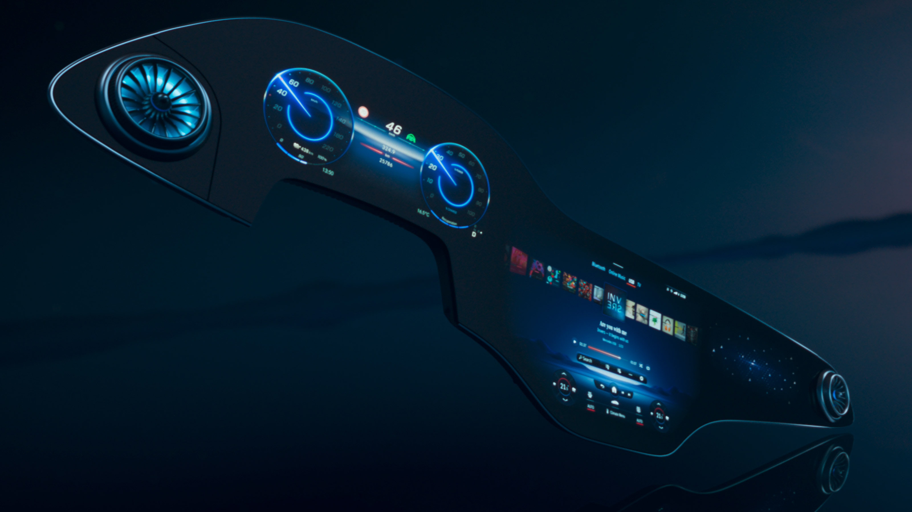 Mercedes EQS Hyperscreen