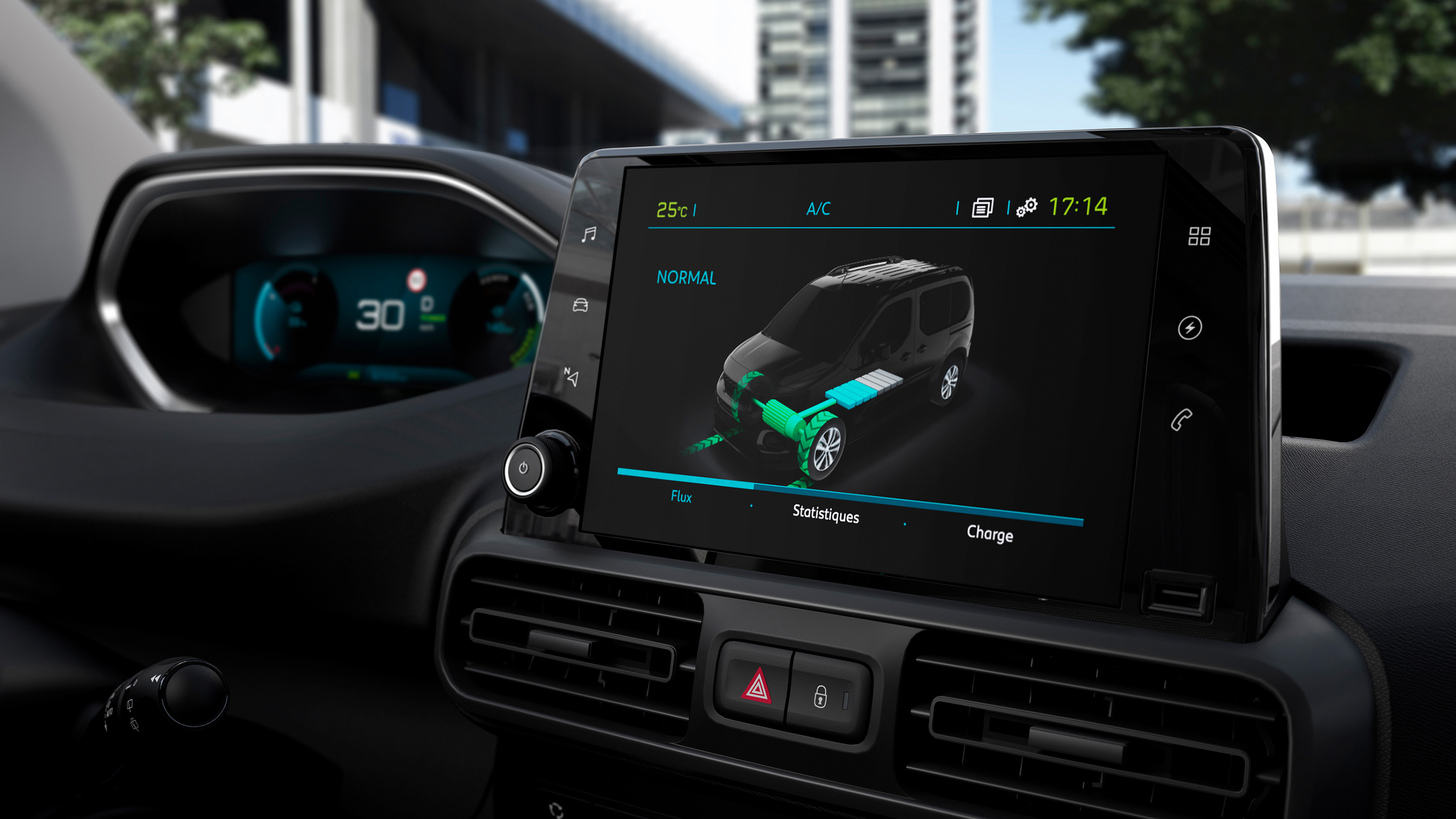 Peugeot e-Partner - screen
