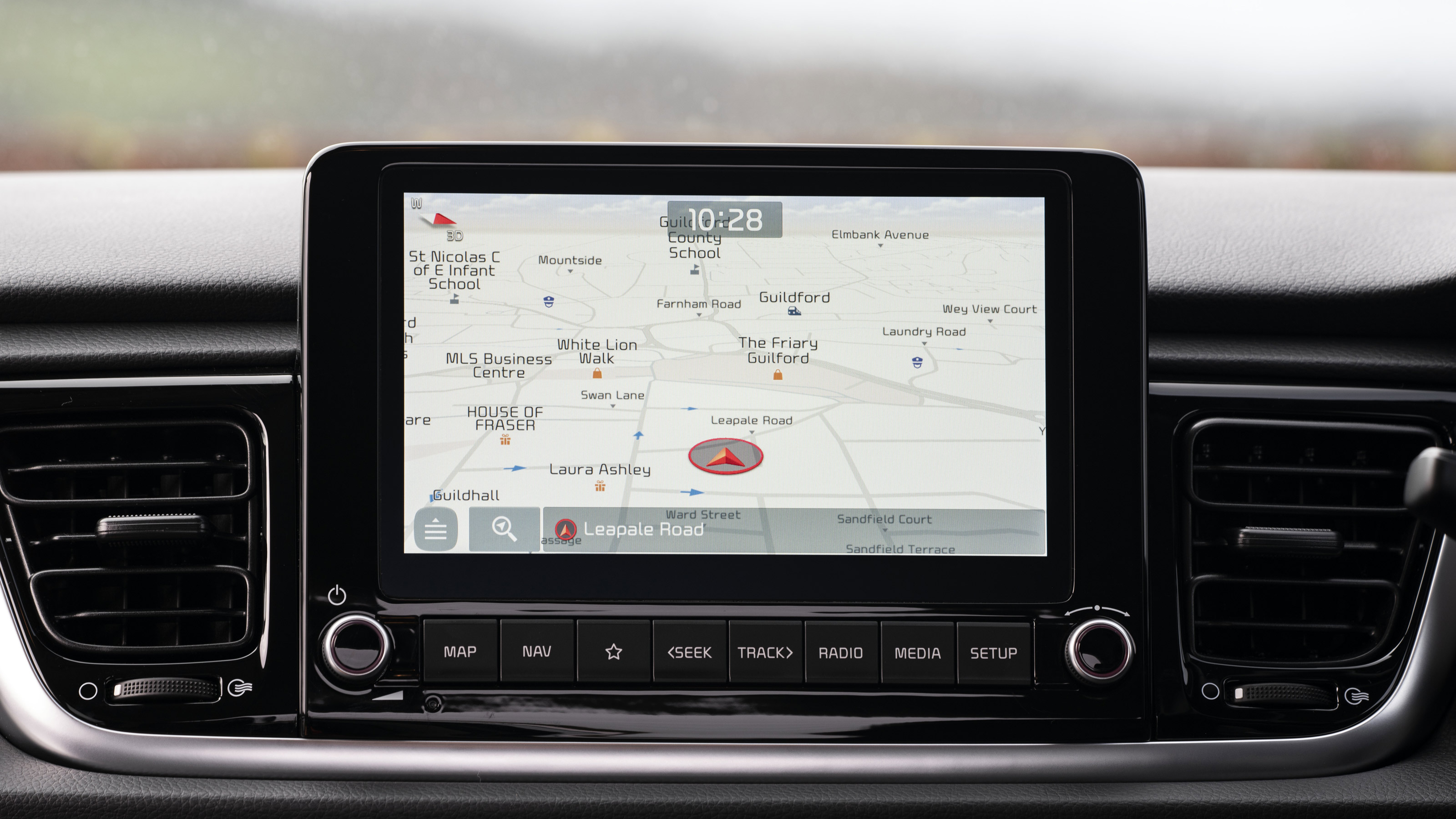 Kia Rio screen