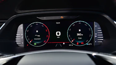 Skoda Octavia vRS diesel - dials