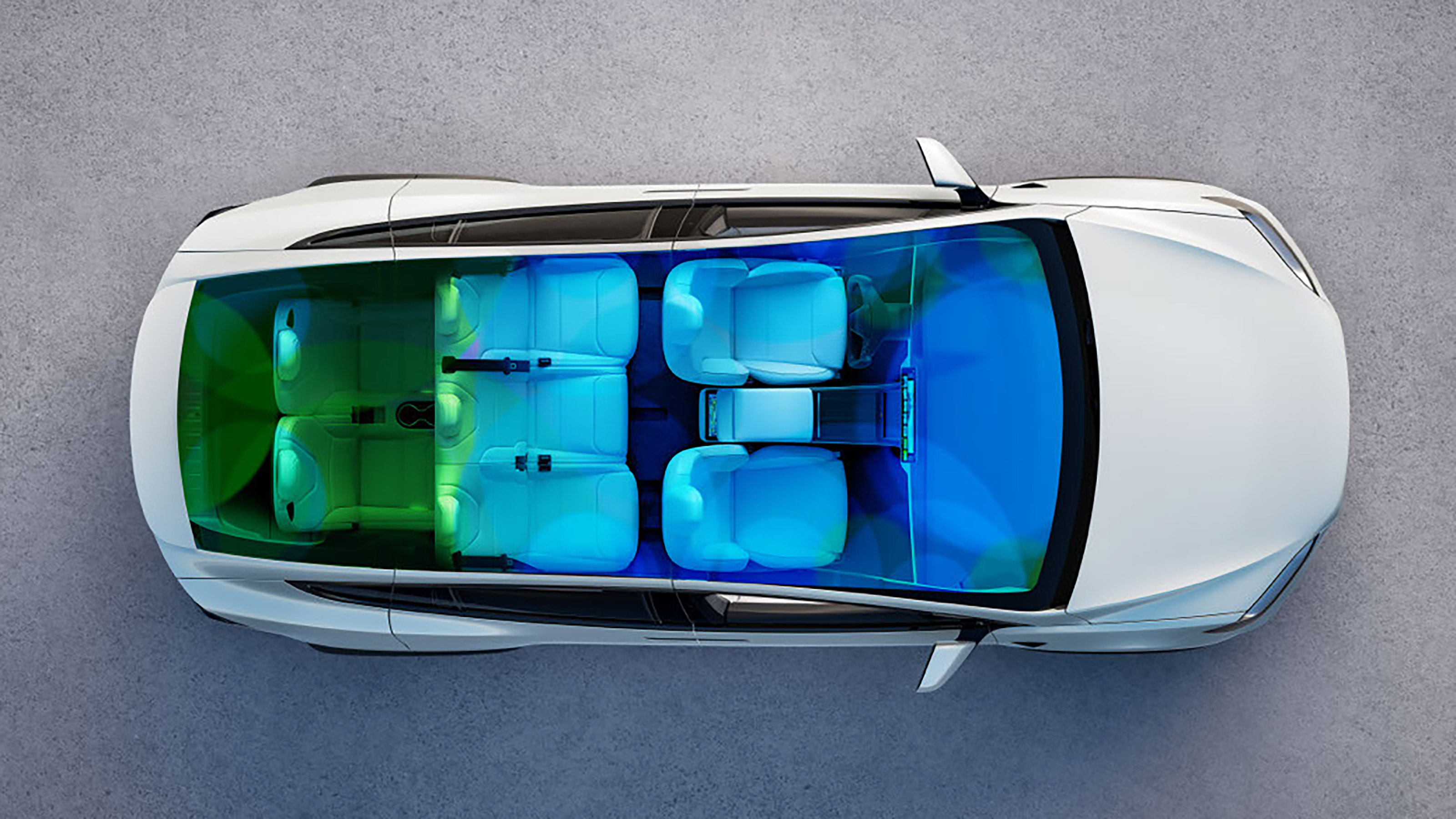 Tesla Model X facelift - above