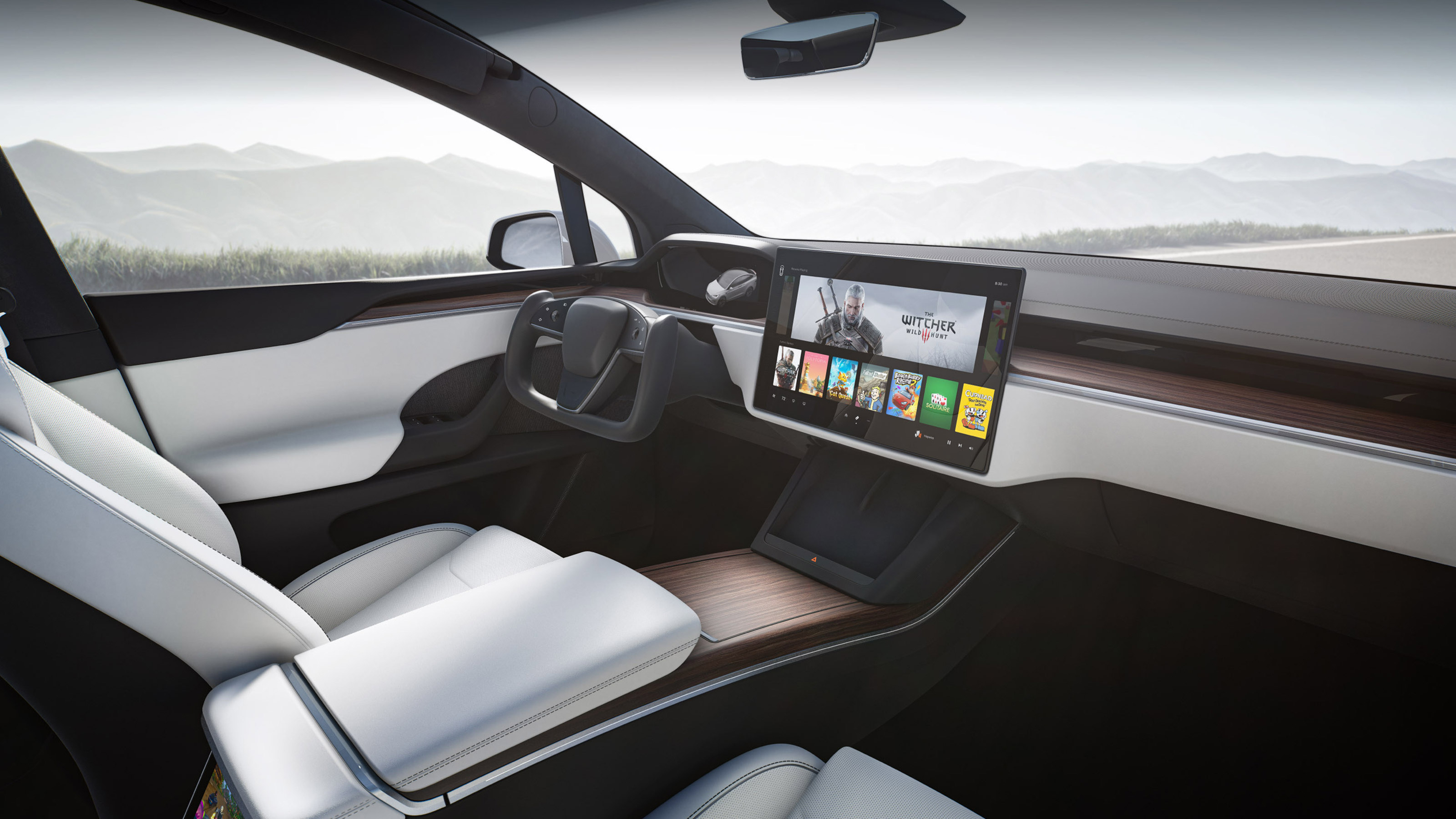Tesla Model X facelift - dash