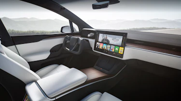 Tesla Model X facelift - dash