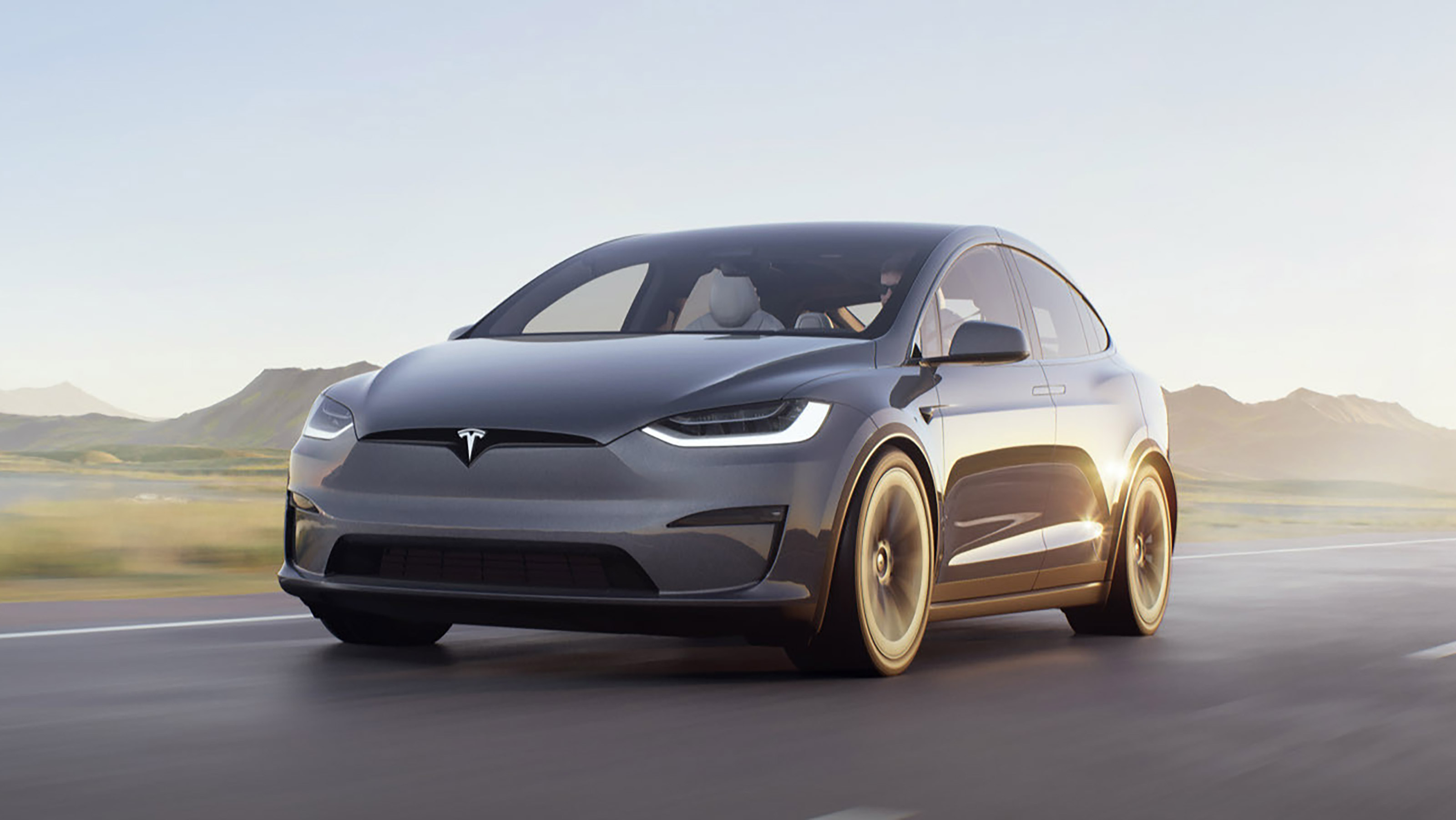 Tesla Model X facelift - front tracking