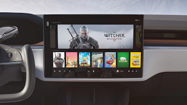 Tesla Model X facelift - infotainment