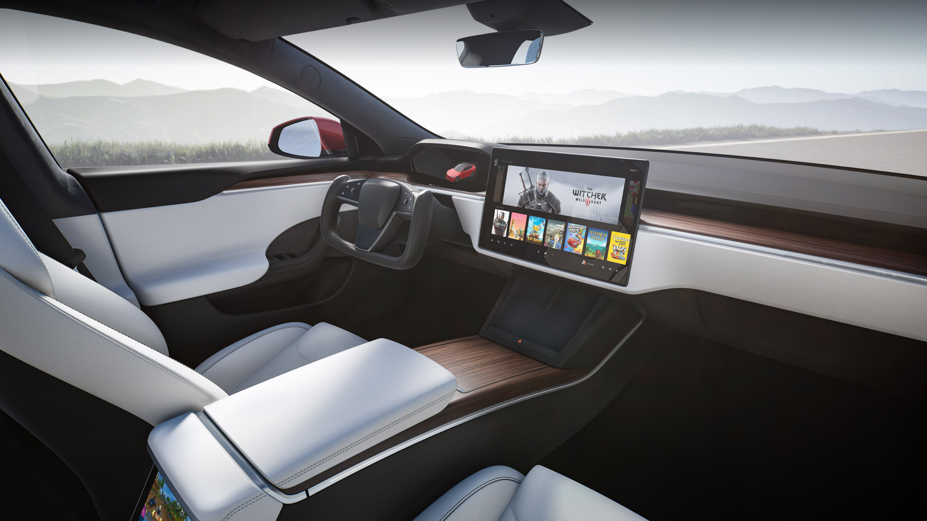 Tesla Model S facelift - dash