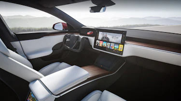 Tesla Model S facelift - dash