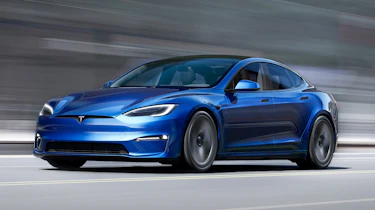 Tesla Model S facelift - front action