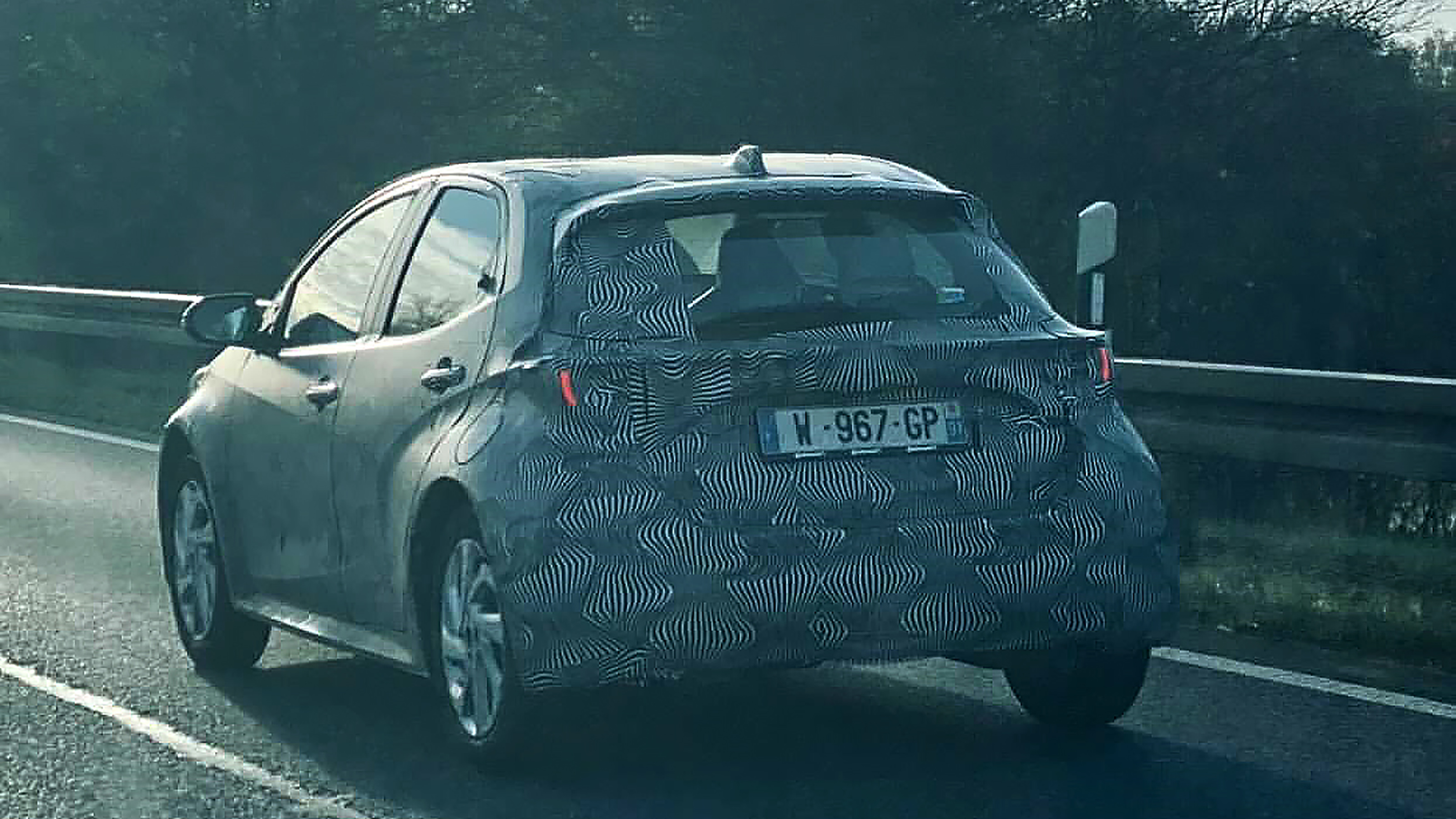 Toyota Aygo 2021 spy - rear