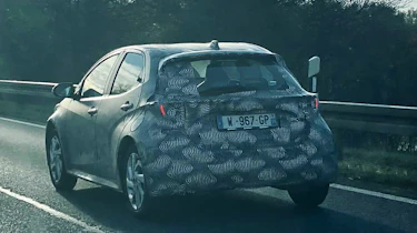 Toyota Aygo 2021 spy - rear