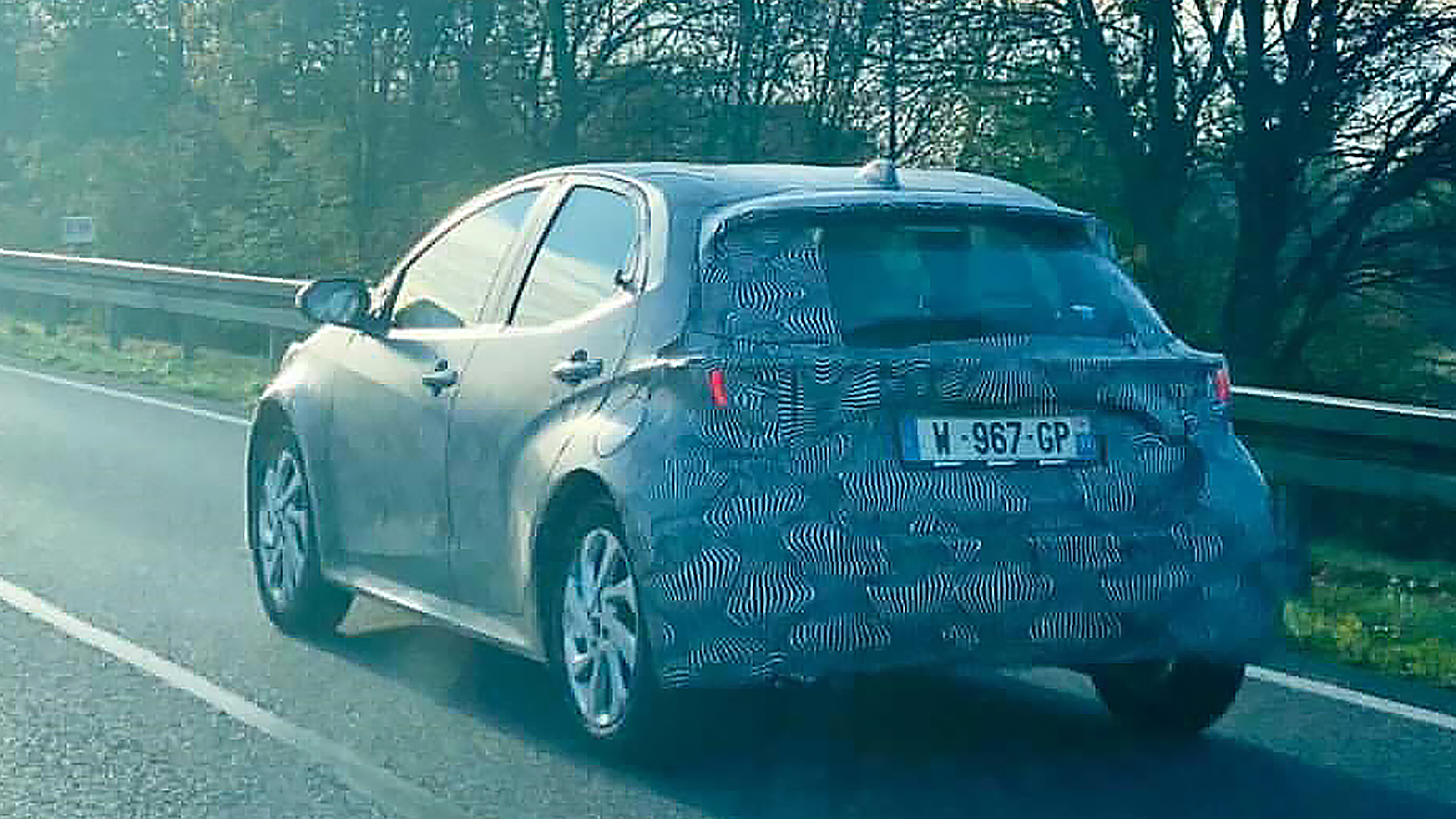 Toyota Aygo 2021 spy - rear