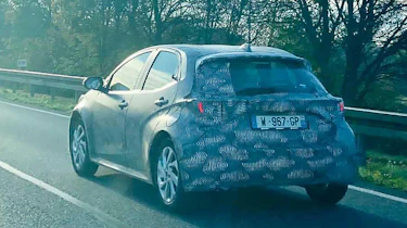 Toyota Aygo 2021 spy - rear