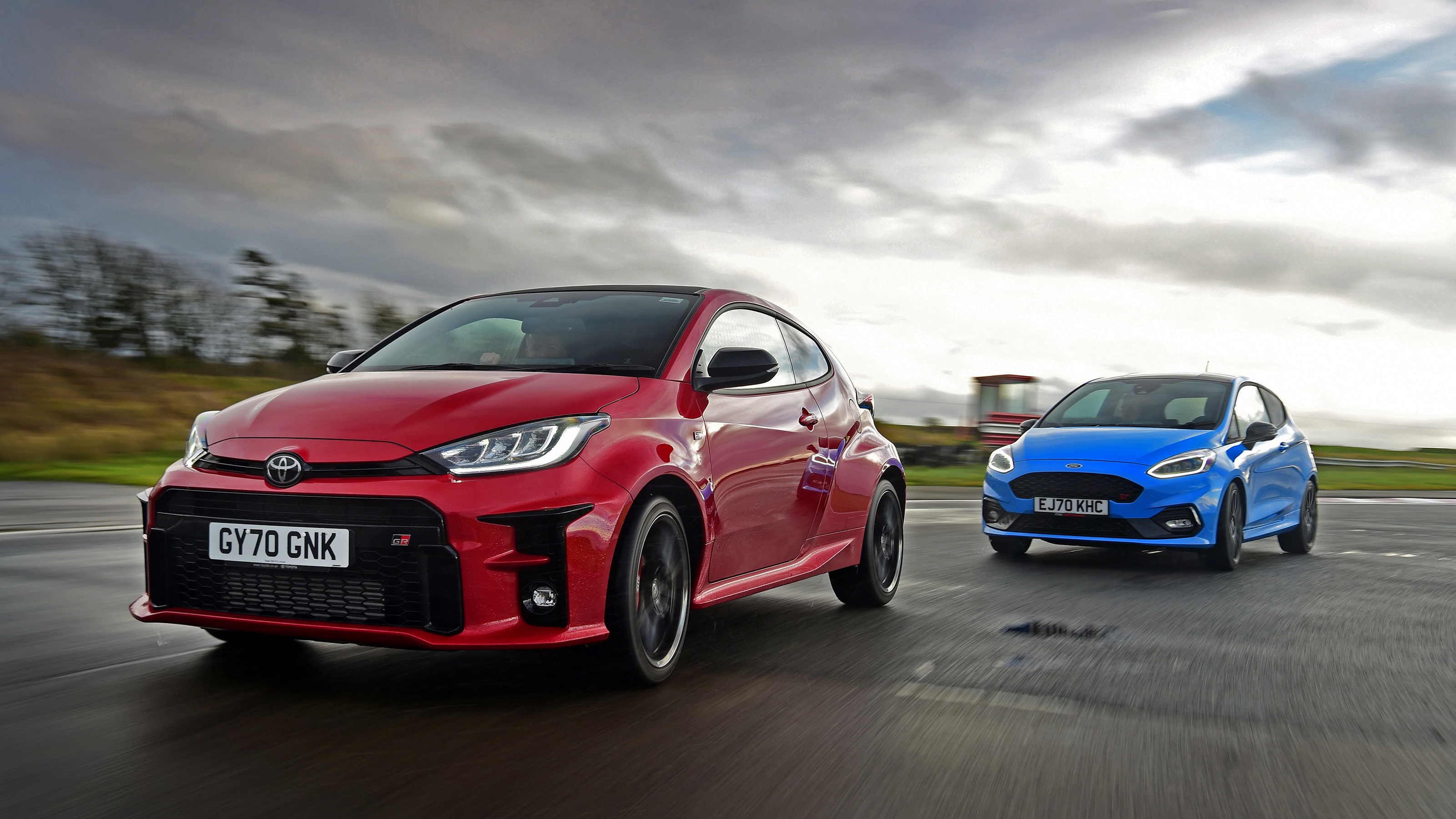 Toyota GR Yaris vs Ford Fiesta ST Edition - tracking