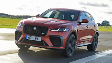 Jaguar F-Pace SVR - front tracking