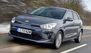 Kia Rio facelift - front