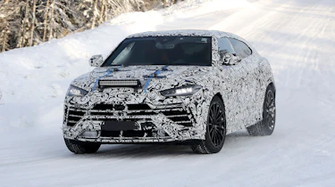 Lamborghini Urus spy - front