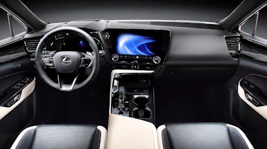 New Lexus NX leaked cabin