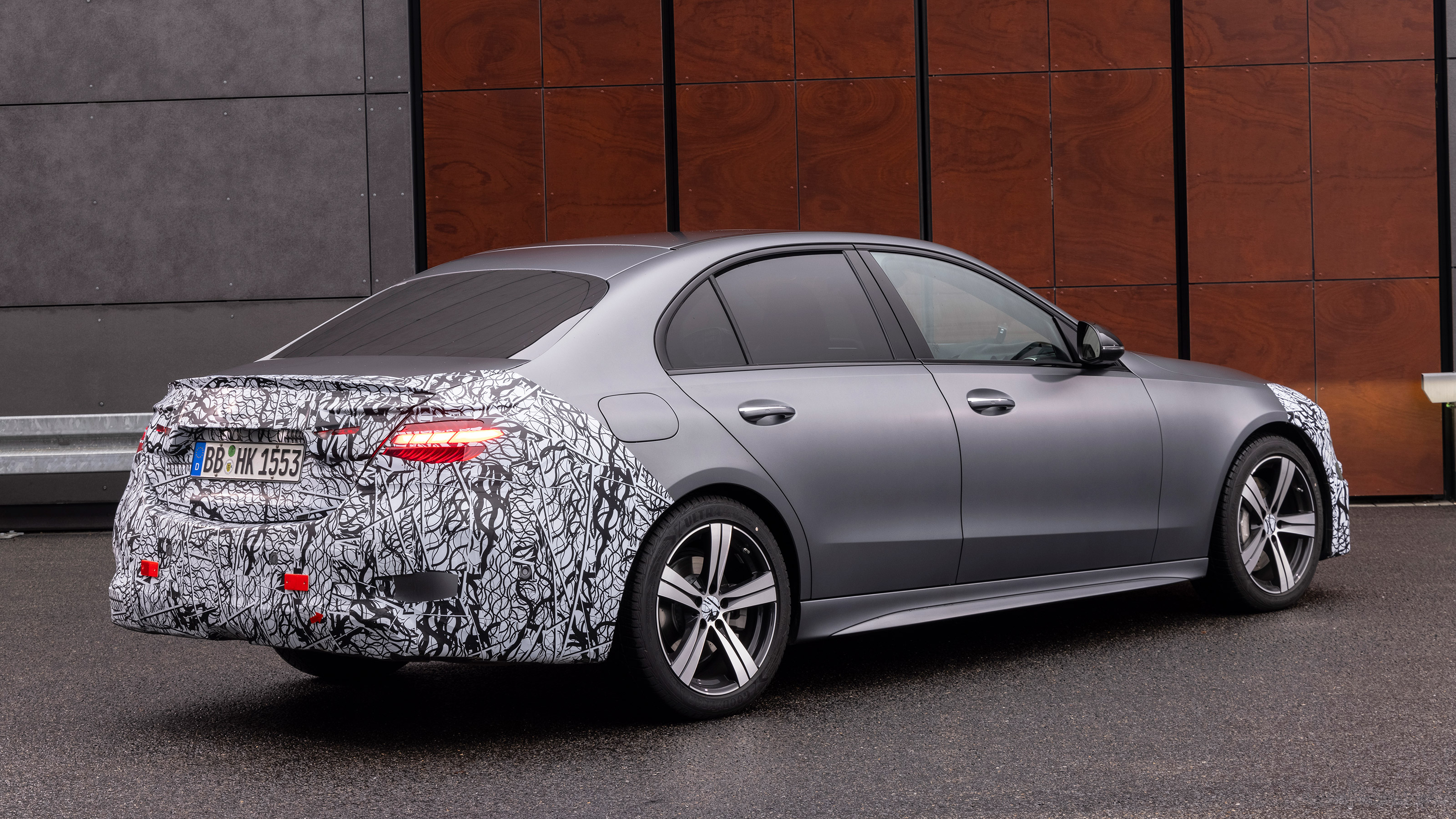 Mercedes C-Class prototype - front rear