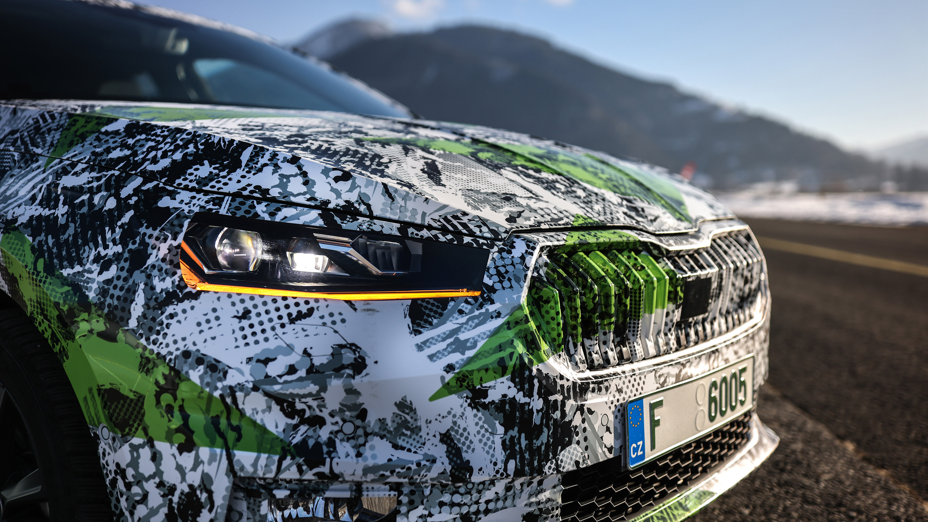 Skoda Fabia prototype - grille