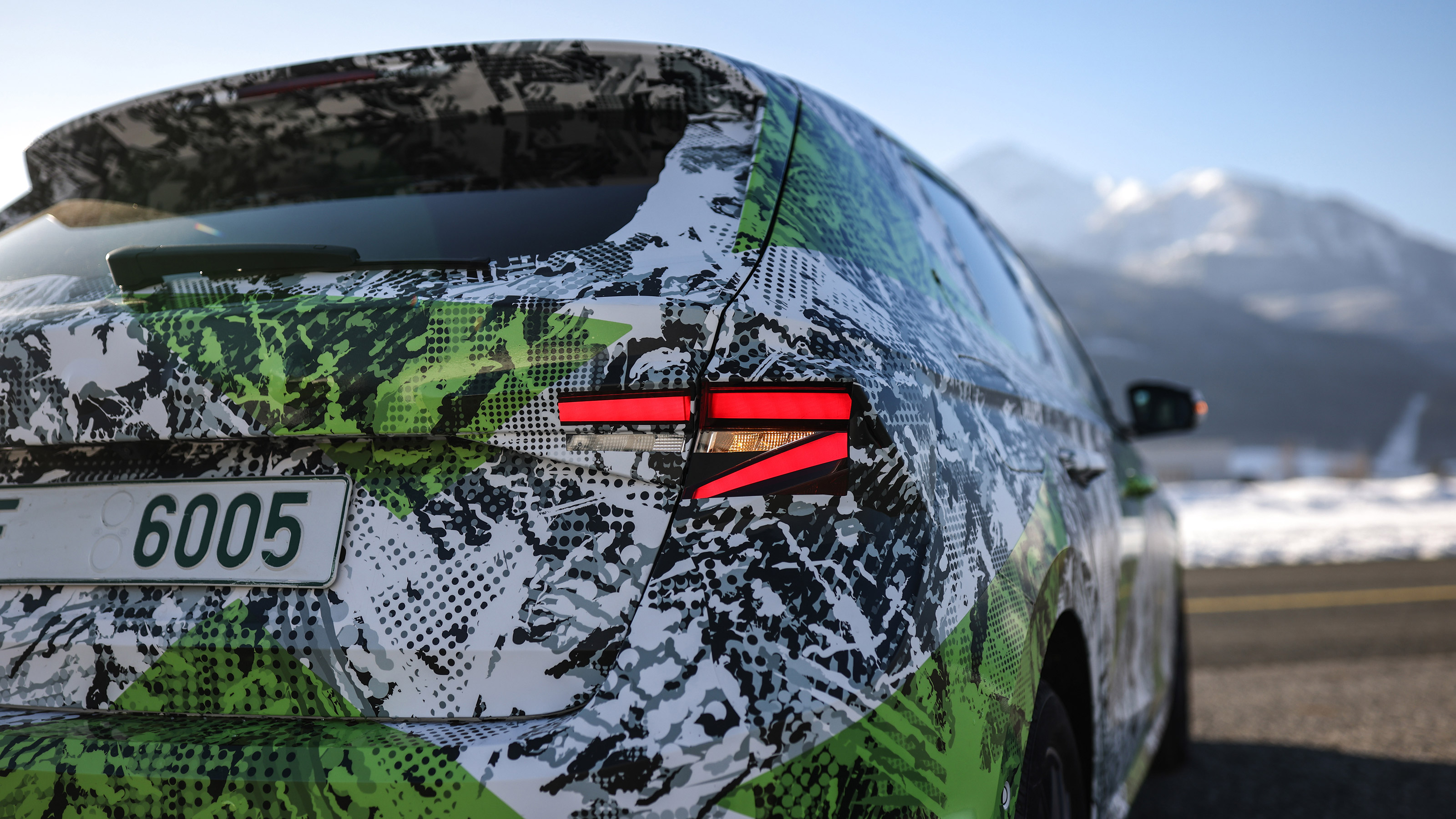 Skoda Fabia prototype - rear lights