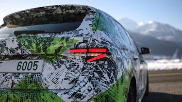 Skoda Fabia prototype - rear lights