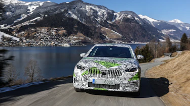 Skoda Fabia prototype - full front