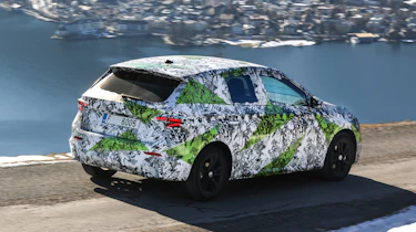 Skoda Fabia prototype - rear above
