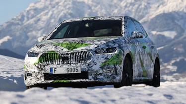 Skoda Fabia prototype - front cornering