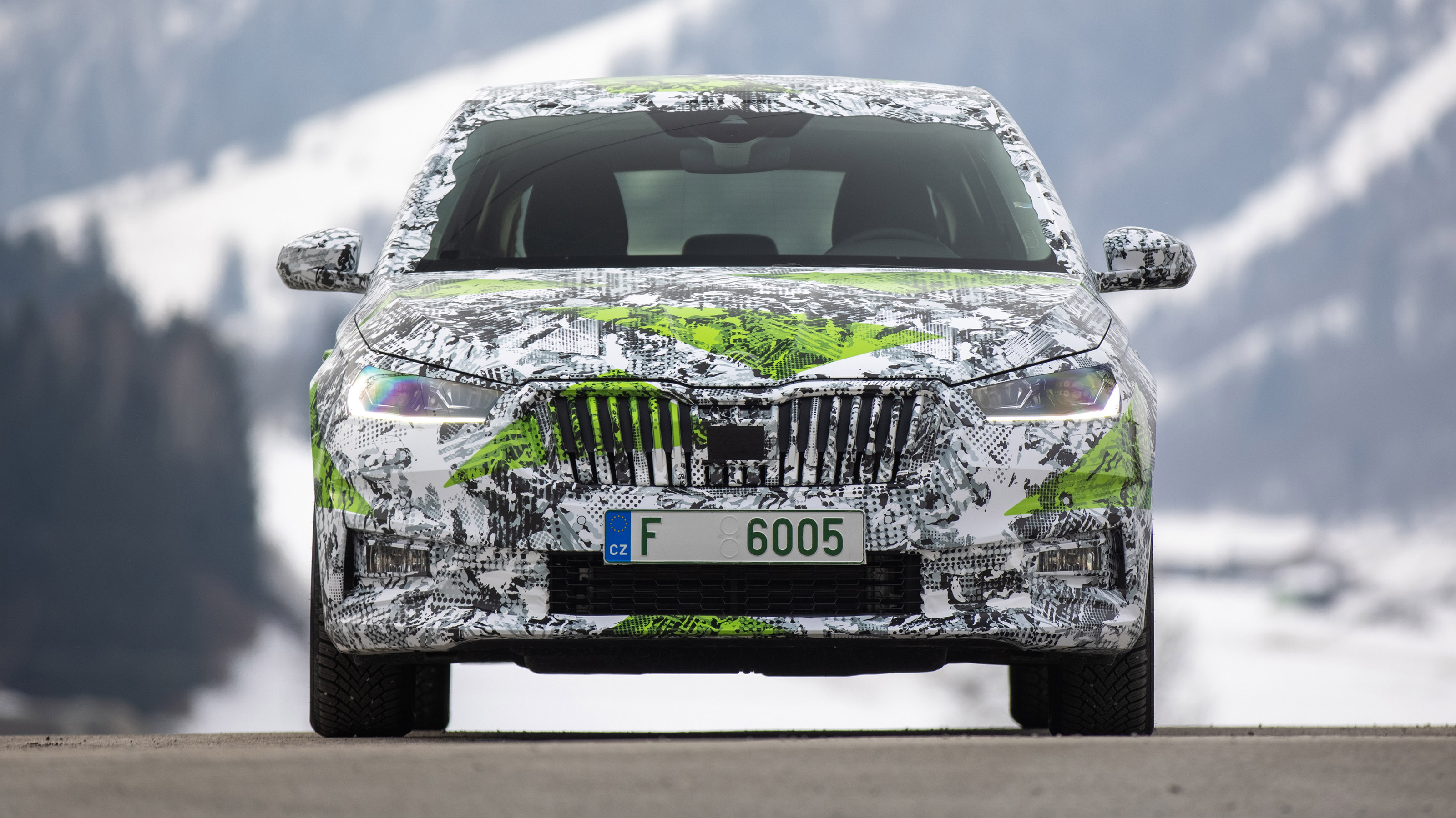 Skoda Fabia prototype - full front static