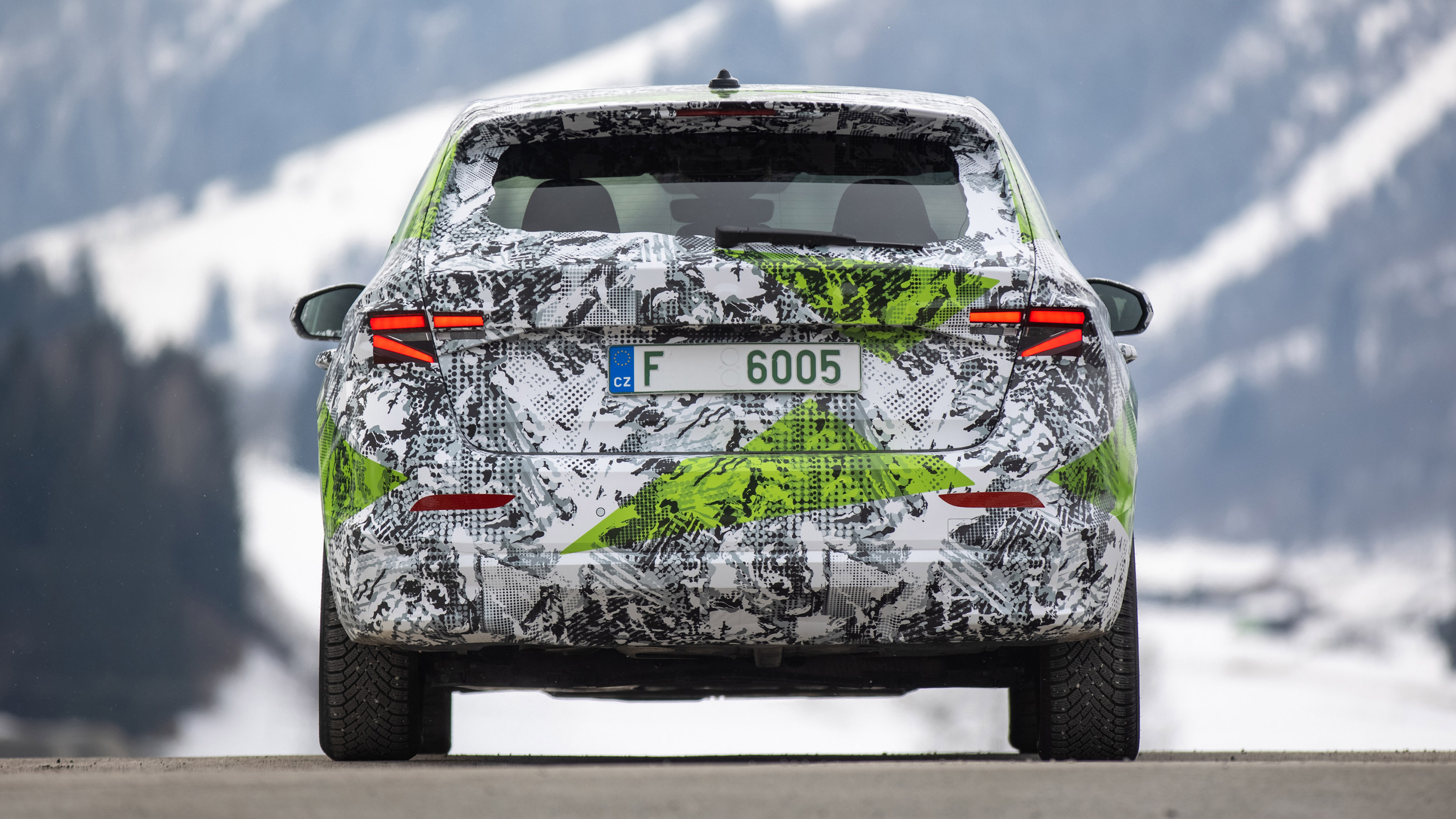 Skoda Fabia prototype - full rear static