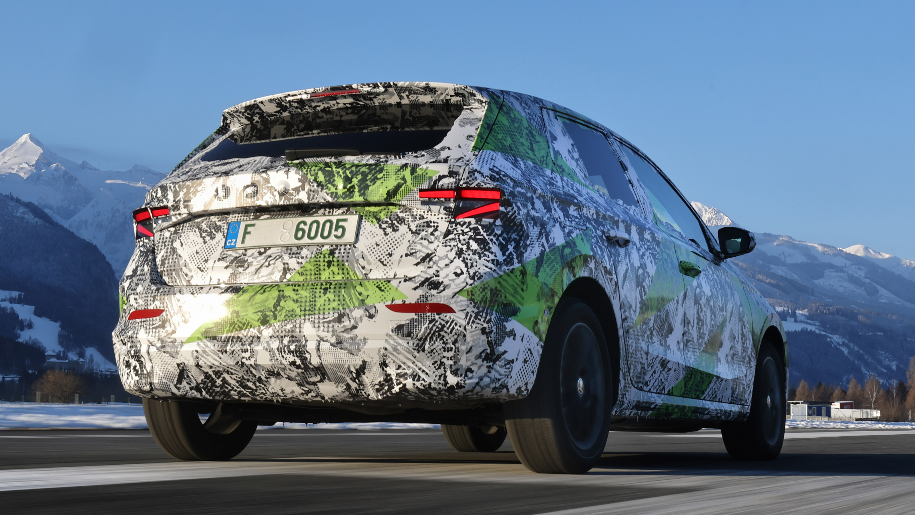 Skoda Fabia prototype - rear