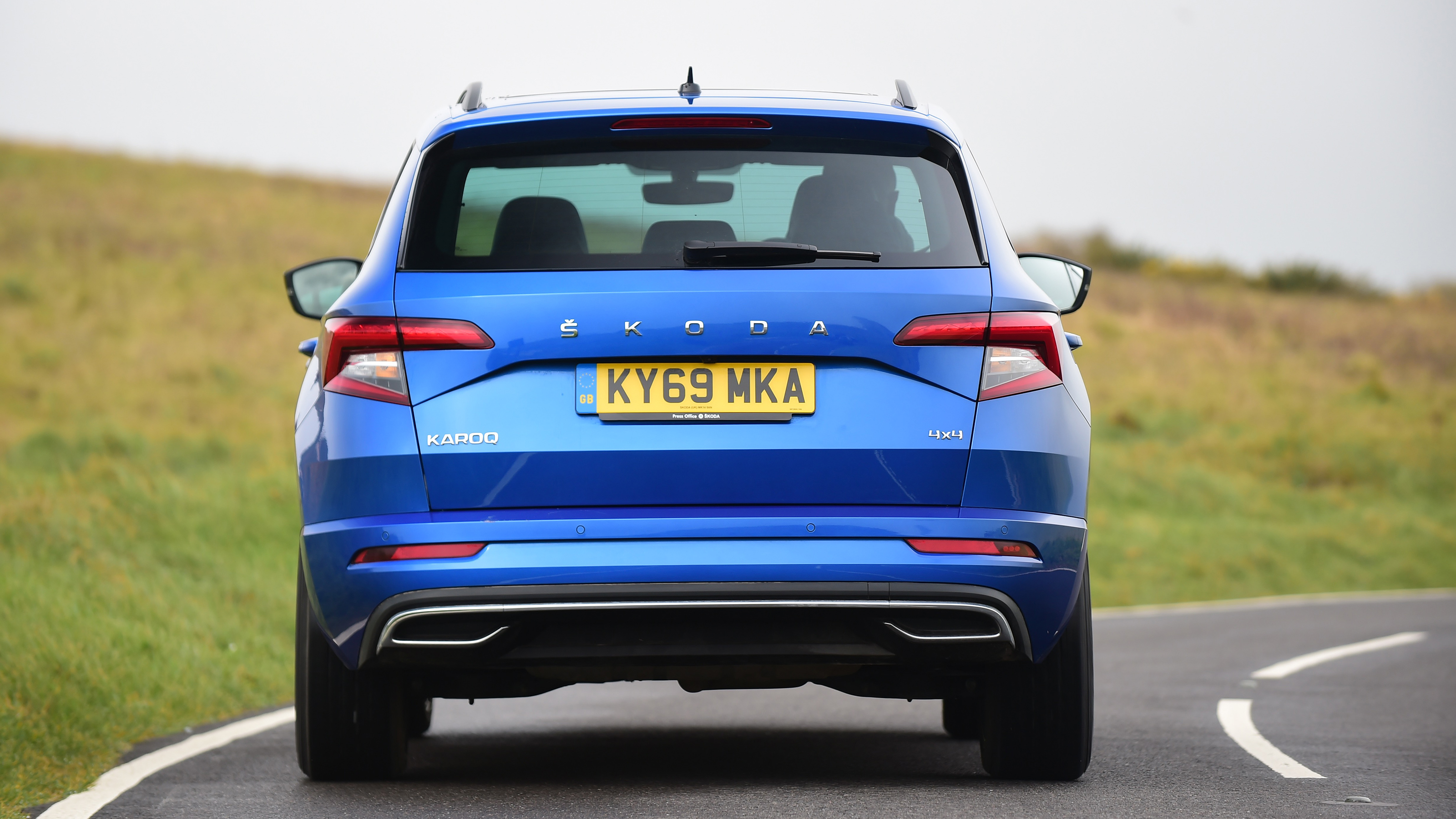 Skoda Karoq - rear cornering