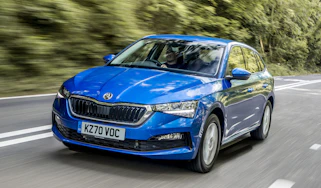 Skoda Scala - tracking front
