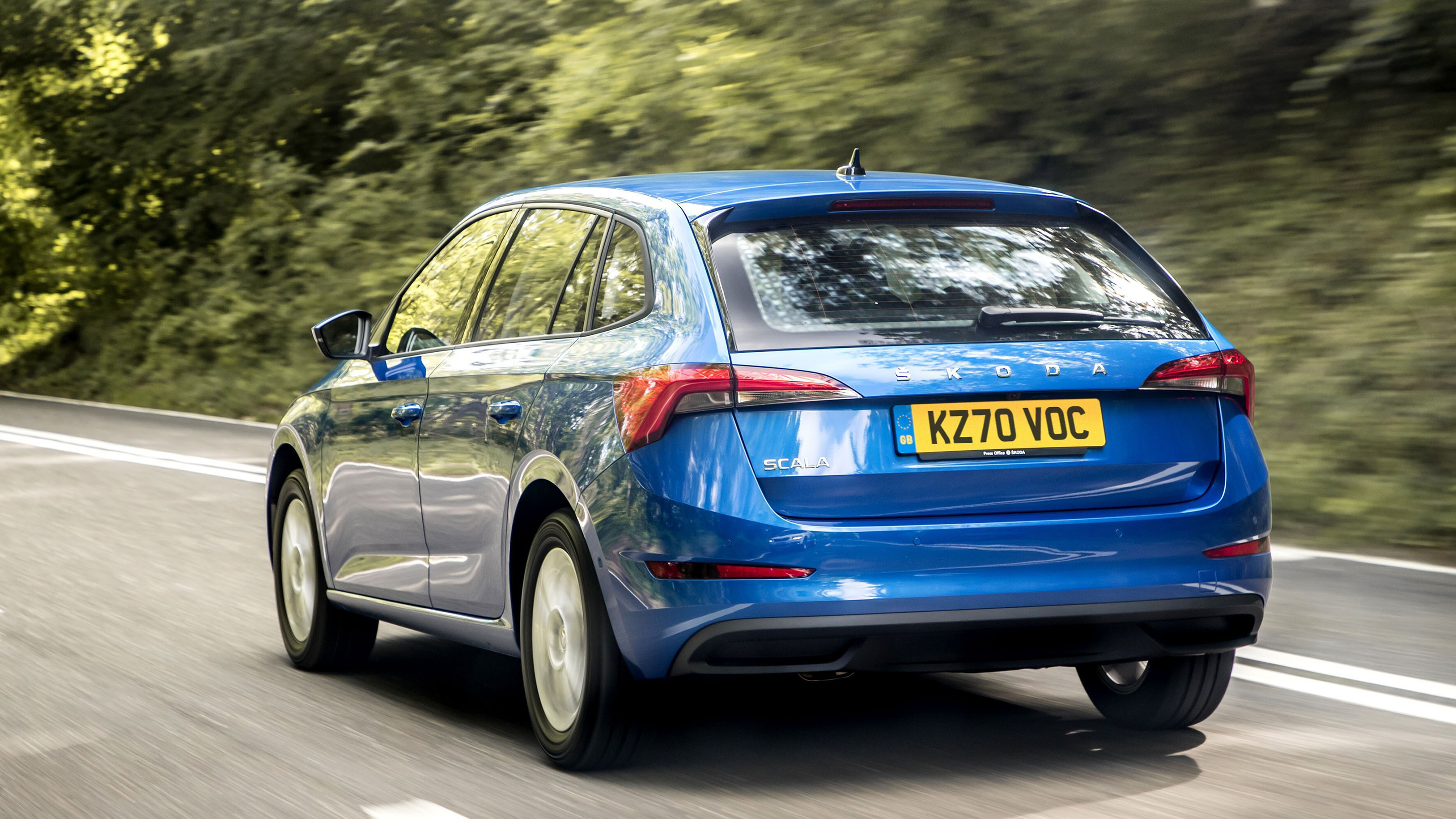 Skoda Scala - tracking rear