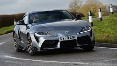 Toyota Supra - cornering