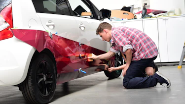 Vinyl wrapping process