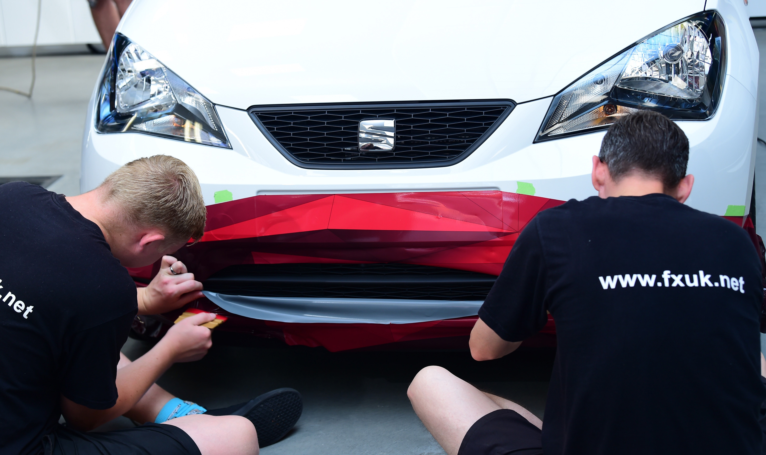 Vinyl wrapping process