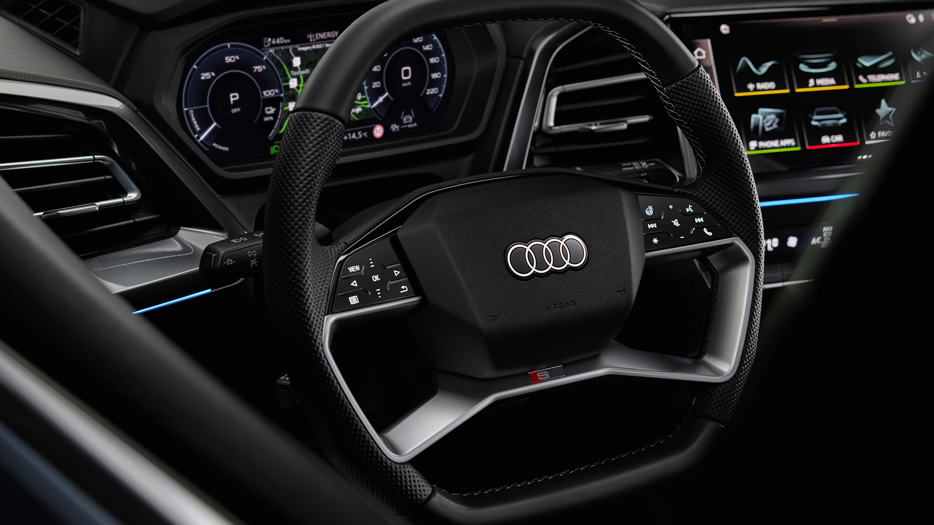 Audi Q4 e-tron prototype - interior