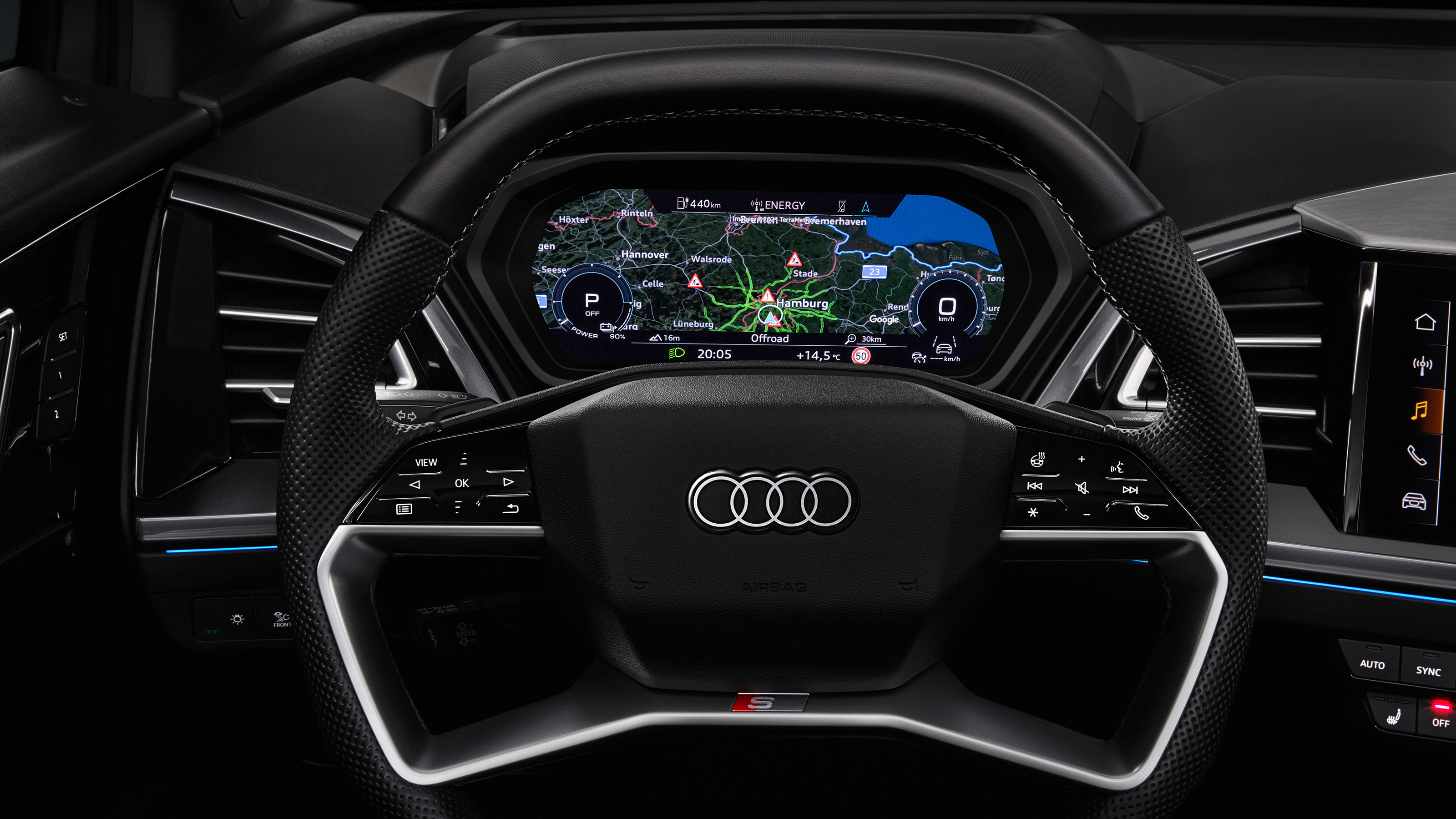 Audi Q4 e-tron prototype - dash