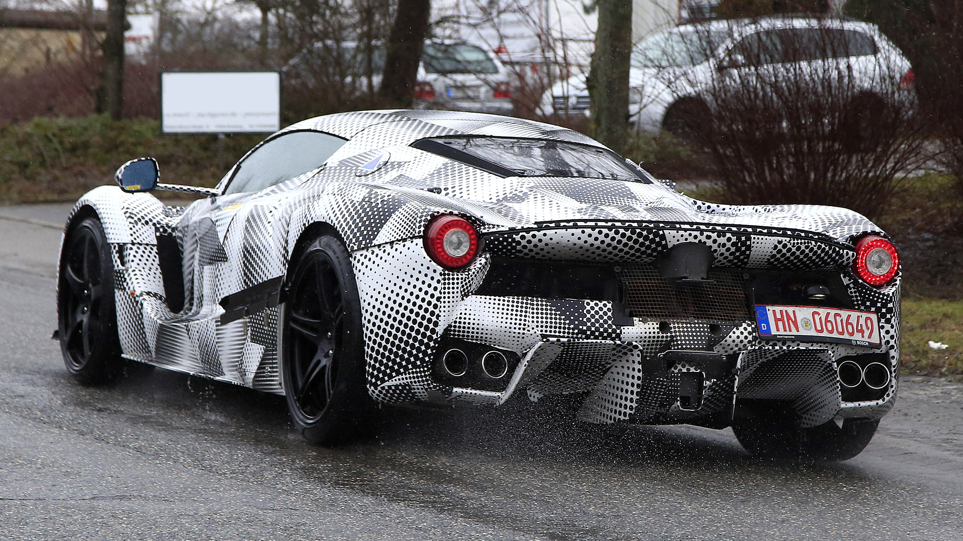 Ferrari hypercar - spyshot 2