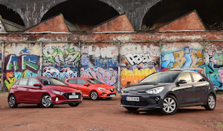 Kia Rio vs Hyundai i20 vs Renault Clio