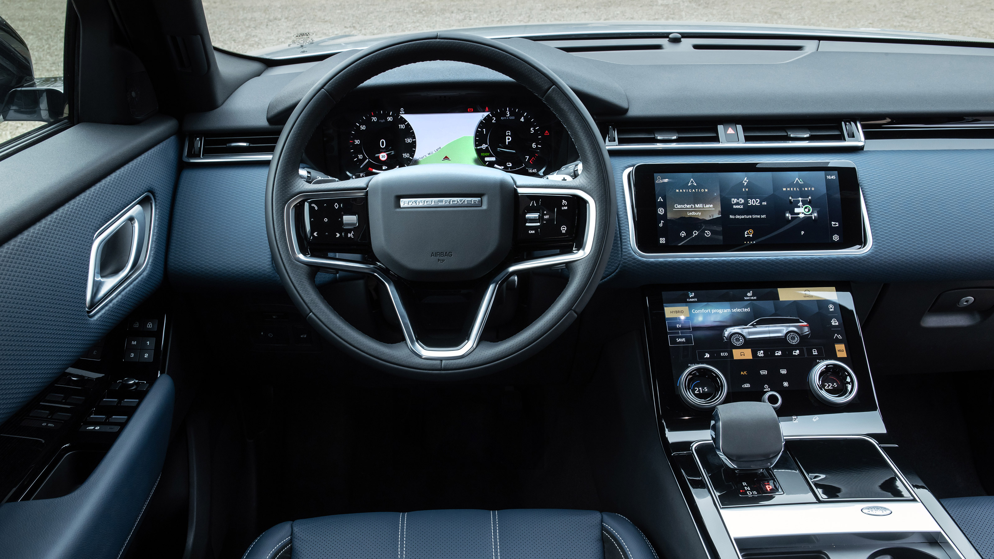 Range Rover Velar P400e - dash
