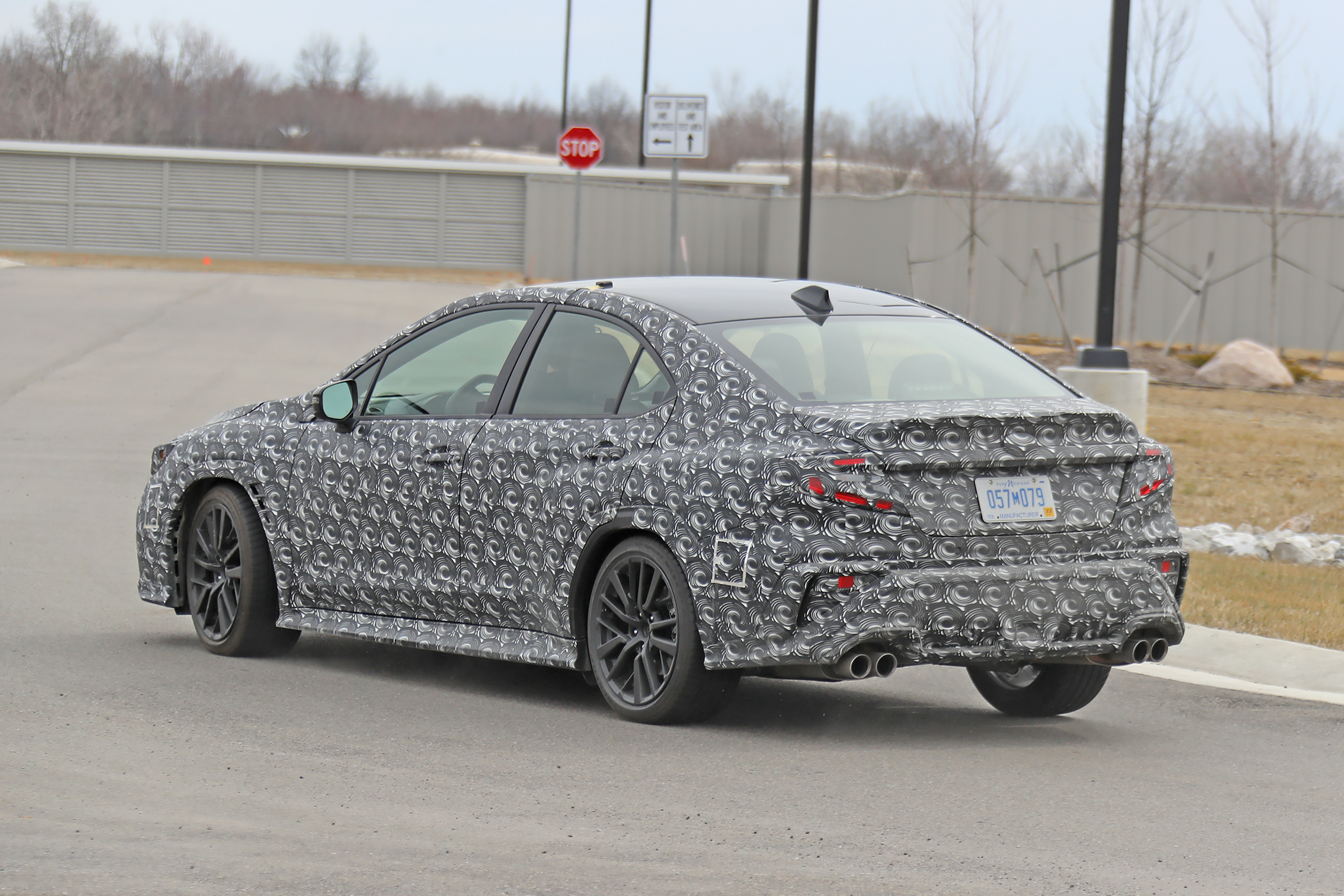 2022 Subaru WRX rear