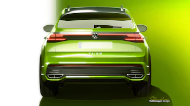 Volkswagen Taigo - full rear sketch